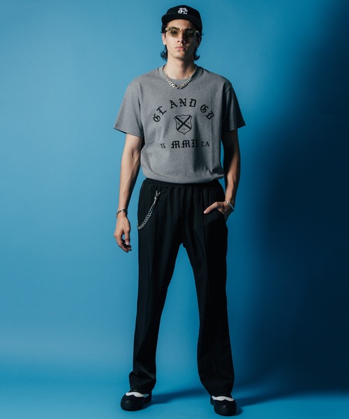 【セール】COLLEGE LOGO SHORT SLEEVE T SHIRT / カレッジ 半袖 Tシャツ（Tシャツ/カットソー）｜CRIMIE（クライミー）