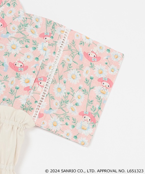 petit main（プティマイン）の「【サンリオキャラクターズ】甚平（浴衣・キッズ・レッド/オフホワイト/ライトピンク・80ｃｍ/90cm/110cm/100cm/120cm/130cm）」の9枚目の写真