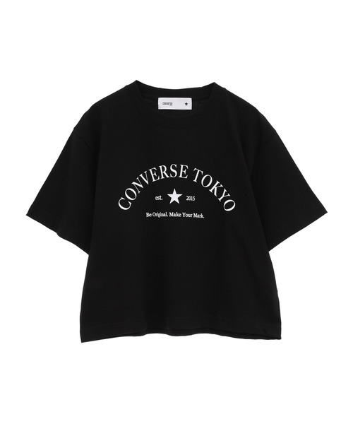 CONVERSE TOKYO（コンバーストウキョウ）の「FROCKY PRINT SHORT TEE（Tシャツ/カットソー・レディース・ホワイト/ブラック/ブルー/オートミール/ベビーピンク/パープル/インディゴブルー・FREE）」の3枚目の写真