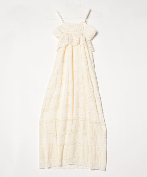 gossip！ロサンゼルス（ゴシップロサンゼルス）の「フェミニン　レース レイヤード ティアードキャミワンピース（ワンピース・レディース・オフホワイト・S/M/L）」の22枚目の写真