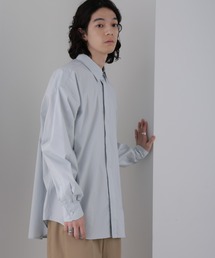 【ZOZO限定】タイプライター比翼仕立てレギュラーカラー長袖シャツ