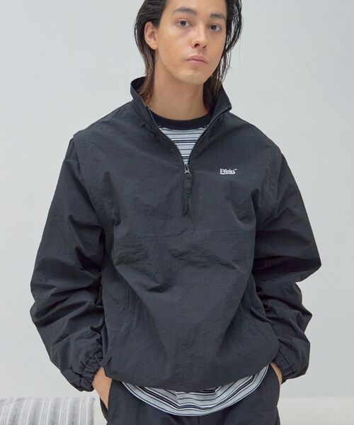 FFEIN（フェイン）2WAY ハーフジップアノラックスタンドナイロンブルゾン FFEIN（フェイン）の「【FFEIN(フェイン)】2WAY ハーフジップ