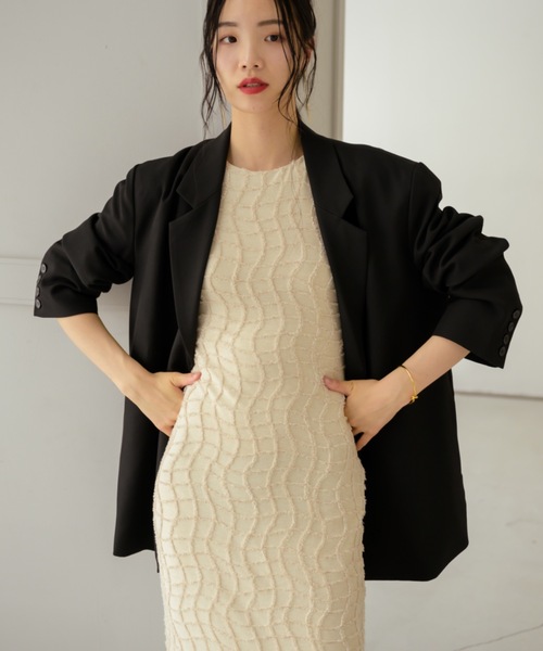 NEUNA（ヌナ）の「ワッフルペンシルドレス（ワンピース）」 - WEAR