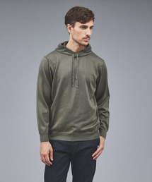 【カシミヤタッチ】ニット パーカー