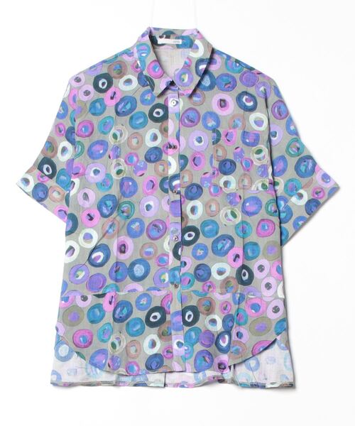 【sandy】プリントオーバーサイズシャツ（シャツ/ブラウス）｜sandy（サンディー）