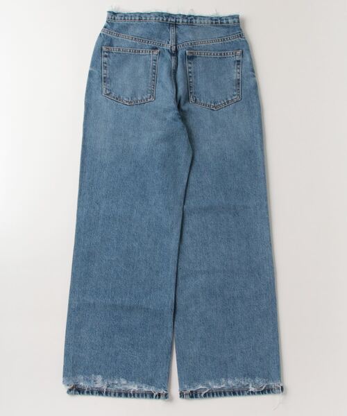 デニム・ジーパン Got Wide Linen Denim Pants DENIM WIDE PANTS HIGH(34 INDIGO): BOTTOMSjosemoon