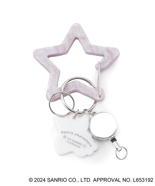 one'sterrace（ワンズテラス）の「◆サンリオキャラクターズ カラビナ クロミ（キーケース/キーアクセサリー・レディース・パープル系2・99）」の5枚目の写真