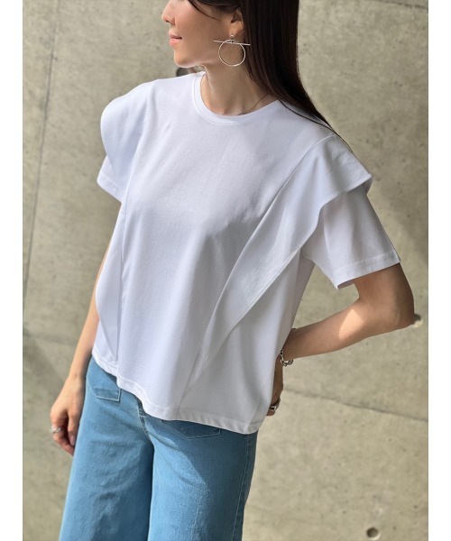 【セール】モノトーンデザインTシャツ（Tシャツ/カットソー）｜Day and Grade（デイアンドグレイド）