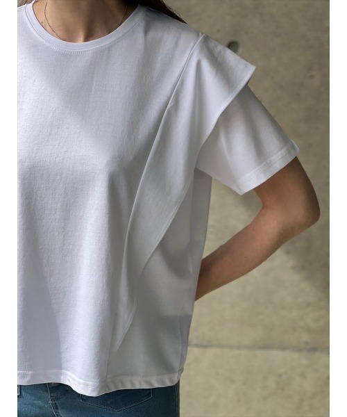 【セール】モノトーンデザインTシャツ（Tシャツ/カットソー）｜Day and Grade（デイアンドグレイド）