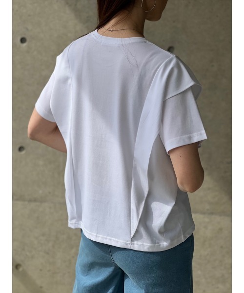 【セール】モノトーンデザインTシャツ（Tシャツ/カットソー）｜Day and Grade（デイアンドグレイド）