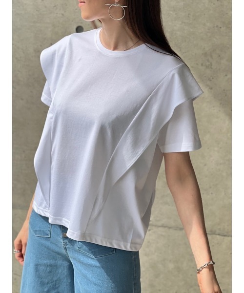 【セール】モノトーンデザインTシャツ（Tシャツ/カットソー）｜Day and Grade（デイアンドグレイド）
