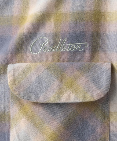 PENDLETON(ペンドルトン)の「【PENDLETON(ペンドルトン)】別注オンブレオープンカラーシャツ(シャツ/ブラウス・メンズ・グレー/ピンク・MEDIUM/LARGE)」の9枚目の写真