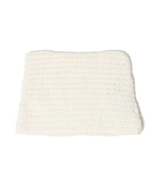 WEGO(ウィゴー)の「WEGO/透かし編みネコミミキャップ(ニットキャップ/ビーニー・レディース・グレー/ブラック/オフホワイト・FREE)」の5枚目の写真