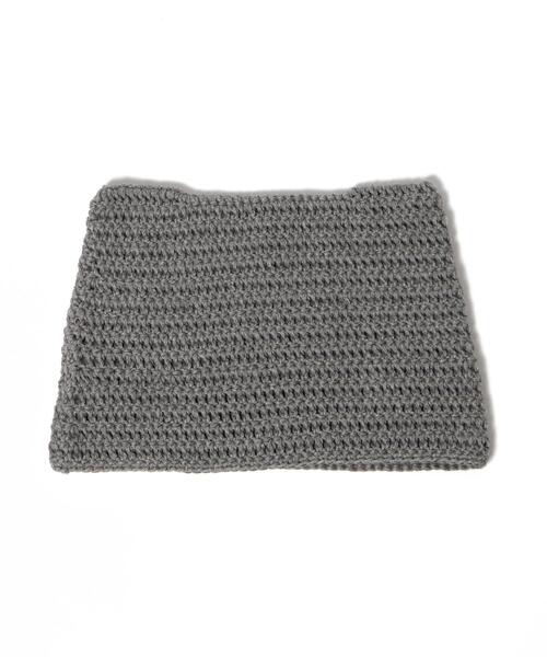 WEGO(ウィゴー)の「WEGO/透かし編みネコミミキャップ(ニットキャップ/ビーニー・レディース・グレー/ブラック/オフホワイト・FREE)」の6枚目の写真