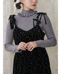 merry jenny | frillリブタートルニット(ニット/セーター)