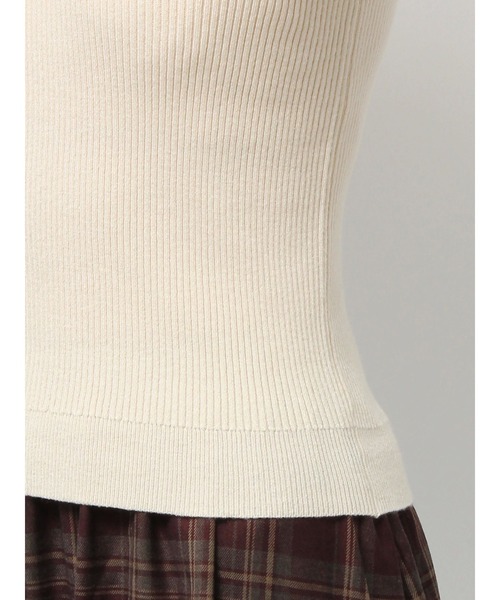 merry jenny（メリージェニー）の「frillリブタートルニット（ニット/セーター・レディース・グレー/ブルー/アイボリー・FREE）」の12枚目の写真