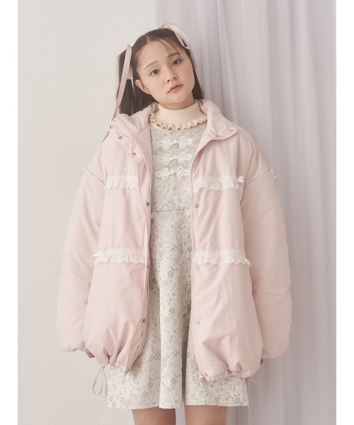 merry jenny（メリージェニー）の「frillリブタートルニット（ニット/セーター・レディース・グレー/ブルー/アイボリー・FREE）」の19枚目の写真