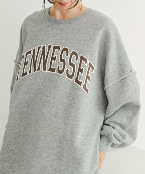 ITEMS URBANRESEARCH（アイテムズ アーバンリサーチ）の「裏起毛ロゴスウェット（スウェット・レディース・グレー系その他/グレー/グリーン・FREE）」の19枚目の写真