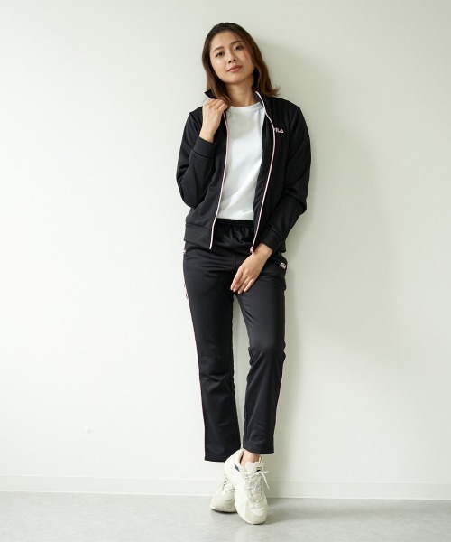 FILA（フィラ）の「裏起毛ジャージ　ロングパンツ（その他パンツ・レディース・ネイビー/ブラック/ラベンダー・X-LARGE/MEDIUM/LARGE）」の4枚目の写真