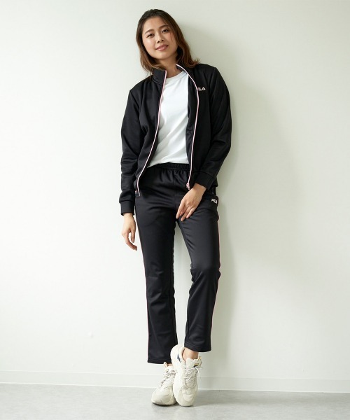 FILA（フィラ）の「裏起毛ジャージ　ロングパンツ（その他パンツ・レディース・ネイビー/ブラック/ラベンダー・X-LARGE/MEDIUM/LARGE）」の5枚目の写真