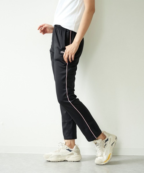 FILA（フィラ）の「裏起毛ジャージ　ロングパンツ（その他パンツ・レディース・ネイビー/ブラック/ラベンダー・X-LARGE/MEDIUM/LARGE）」の9枚目の写真