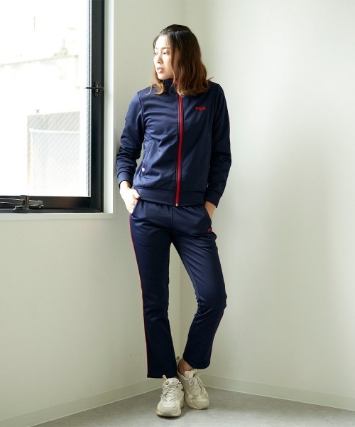 FILA（フィラ）の「裏起毛ジャージ　ロングパンツ（その他パンツ・レディース・ネイビー/ブラック/ラベンダー・X-LARGE/MEDIUM/LARGE）」の14枚目の写真