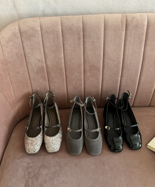 【セール】《WEB限定》Le decore / ル デコレ3cm flower classicメリージェーン（パンプス）｜LE TALON（ルタロン）