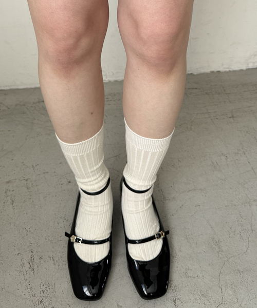 【セール】《WEB限定》Le decore / ル デコレ3cm flower classicメリージェーン（パンプス）｜LE TALON（ルタロン）