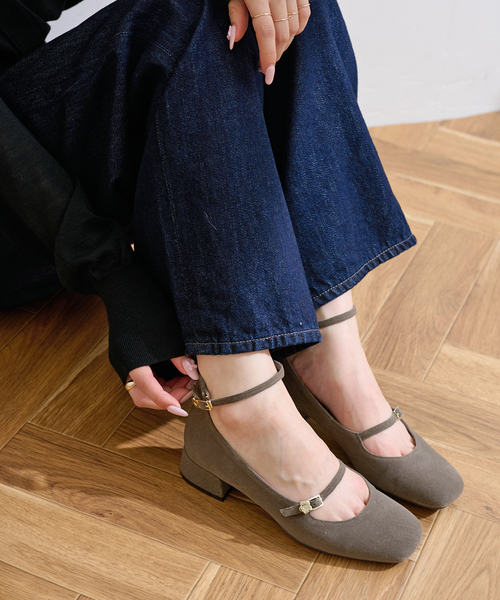 【セール】《WEB限定》Le decore / ル デコレ3cm flower classicメリージェーン（パンプス）｜LE TALON（ルタロン）