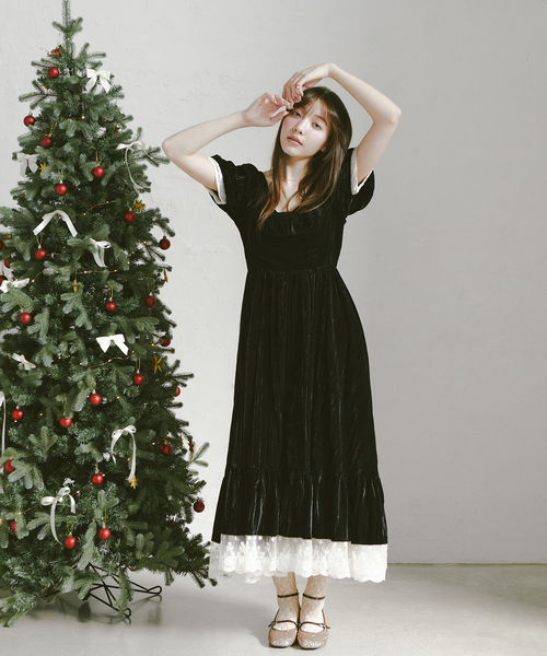 【セール】《WEB限定》Le decore / ル デコレ3cm flower classicメリージェーン（パンプス）｜LE TALON（ルタロン）