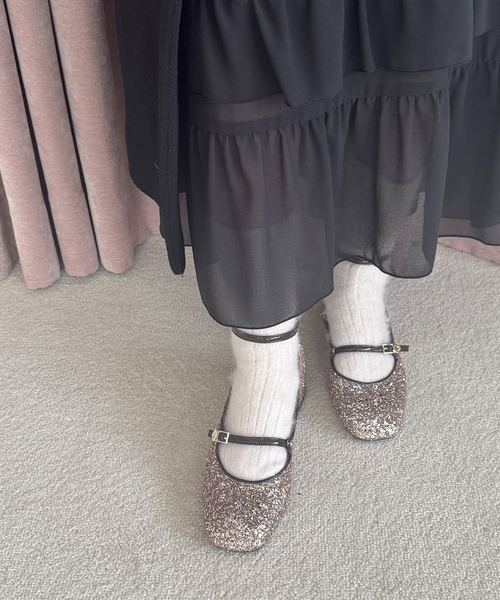 【セール】《WEB限定》Le decore / ル デコレ3cm flower classicメリージェーン（パンプス）｜LE TALON（ルタロン）