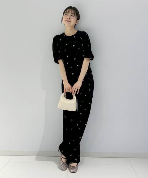 【セール】《WEB限定》Le decore / ル デコレ3cm flower classicメリージェーン（パンプス）｜LE TALON（ルタロン）