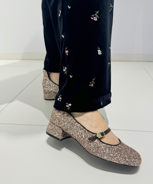 【セール】《WEB限定》Le decore / ル デコレ3cm flower classicメリージェーン（パンプス）｜LE TALON（ルタロン）