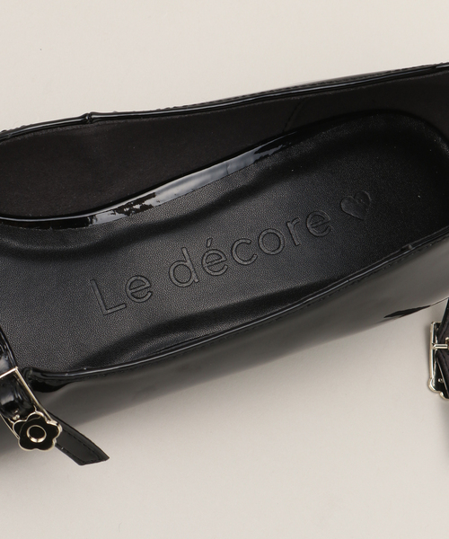 【セール】《WEB限定》Le decore / ル デコレ3cm flower classicメリージェーン（パンプス）｜LE TALON（ルタロン）