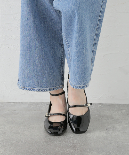 【セール】《WEB限定》Le decore / ル デコレ3cm flower classicメリージェーン（パンプス）｜LE TALON（ルタロン）