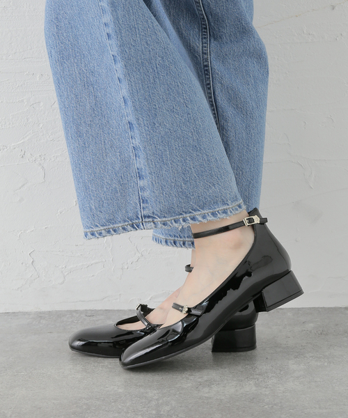 【セール】《WEB限定》Le decore / ル デコレ3cm flower classicメリージェーン（パンプス）｜LE TALON（ルタロン）