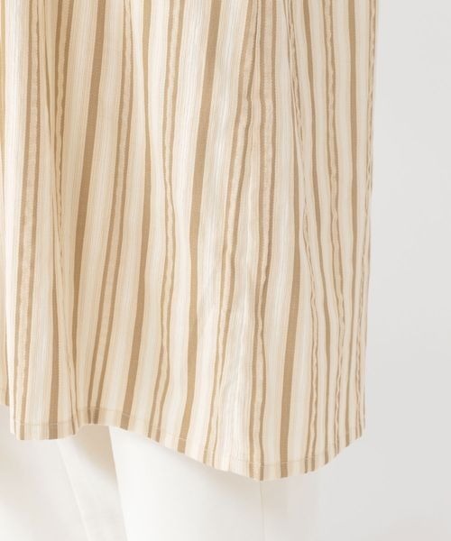 studio CLIP（スタディオクリップ）の「《ウタオ》ストライプロングシャツワンピース（シャツワンピース・レディース・ベージュ/ネイビー・FREE）」の18枚目の写真