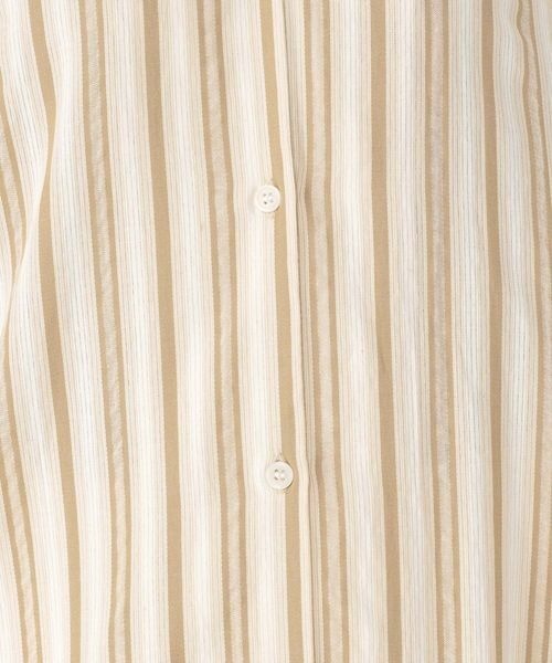 studio CLIP（スタディオクリップ）の「《ウタオ》ストライプロングシャツワンピース（シャツワンピース・レディース・ベージュ/ネイビー・FREE）」の20枚目の写真