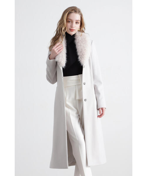 ピンキー&ダイアン PINKY&DIANNE カシミヤ混 ショートコート　38 ダブルブレストショートコート | PINKY&DIANNE（ピンキー&ダイアン