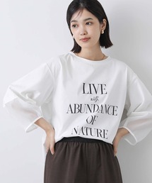 LIVE袖口シアーカットソー