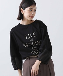 LIVE袖口シアーカットソー