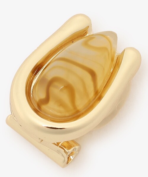 Afternoon Tea（アフタヌーンティー）の「ストーンイヤリング（イヤリング・レディース・ベージュ/グリーン・ONE SIZE）」の5枚目の写真