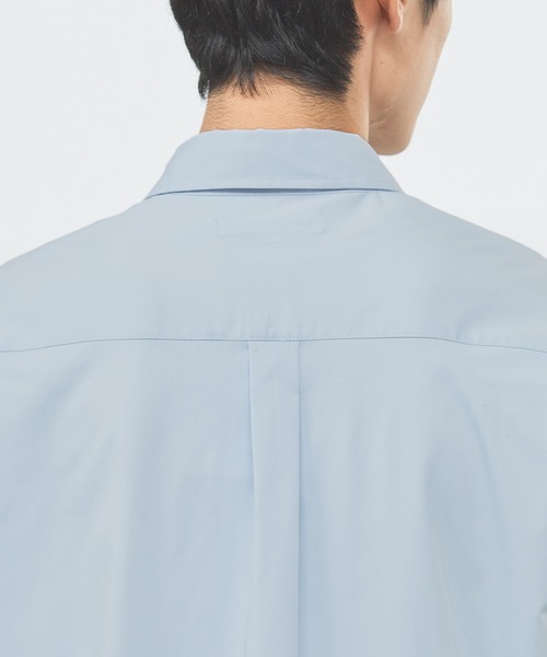 ESSENTIALS WARDROBE(エッセンシャルワードローブ)の「抗しわ吸汗速乾機能性長袖ブロードシャツ(シャツ/ブラウス・メンズ・ホワイト/ブルー/グレー・L/M/S/XL)」の11枚目の写真