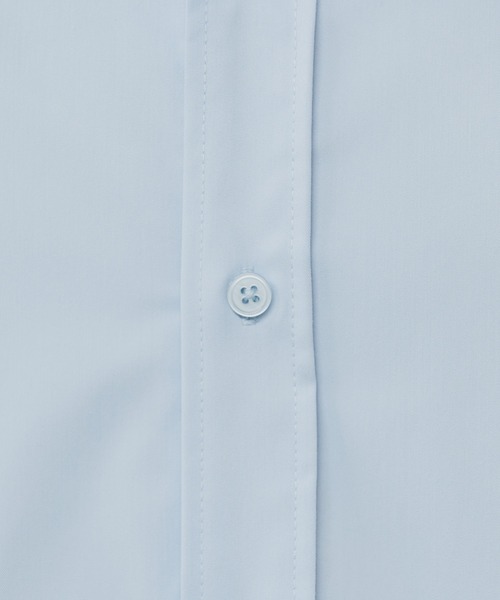 ESSENTIALS WARDROBE(エッセンシャルワードローブ)の「抗しわ吸汗速乾機能性長袖ブロードシャツ(シャツ/ブラウス・メンズ・ホワイト/ブルー/グレー・L/M/S/XL)」の12枚目の写真