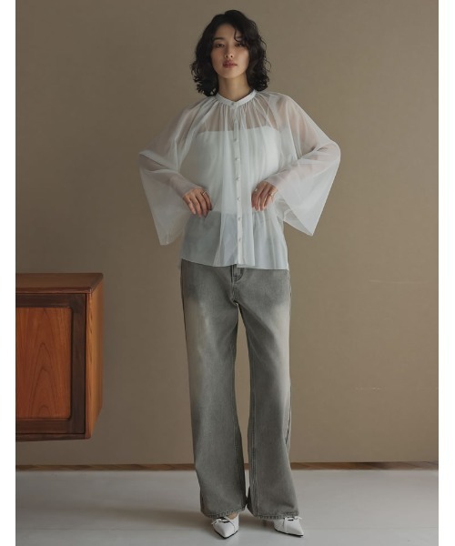 Re:EDIT（リエディ）の「[オケージョン セレモニー][大きいサイズ有]細ベルトポインテッドトゥミュール（パンプス・レディース・ホワイト/ブラック/レッド系その他・SMALL/MEDIUM/LARGE/X-LARGE）」の8枚目の写真