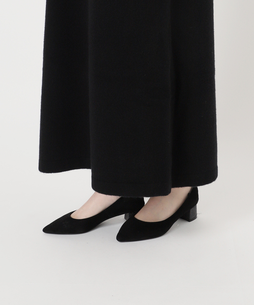 VERMEIL par iena(ヴェルメイユパーイエナ)の「ウールカシミヤスリットネックワンピース(ワンピース・レディース・レッド/ブラック・FREE)」の13枚目の写真