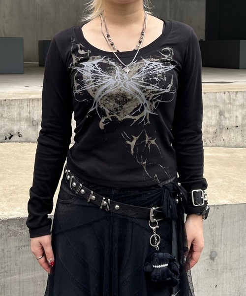 noromance XU カットソー XU（エックスユー）の「【XU】graphic long sleeve（Tシャツ