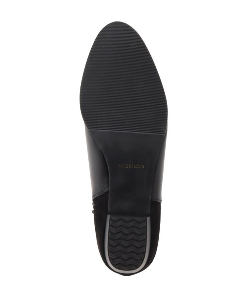 SHOO・LA・RUE(シューラルー)の「◆【22.5cm~25.0cm/ベルト取り外し可】きれいめスタイルに 2WAY 異素材配色ショートブーツ(ブーツ・レディース・ダークブラウン/ブラック・50/45/35/25)」の8枚目の写真