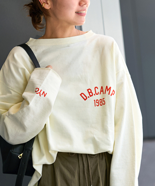 t*h様 holidaycomfortレリュームUSAコットンインレイウラケプル HOLIDAYS COMFORT】USAコットンインレイウラケプルオーバー（T
