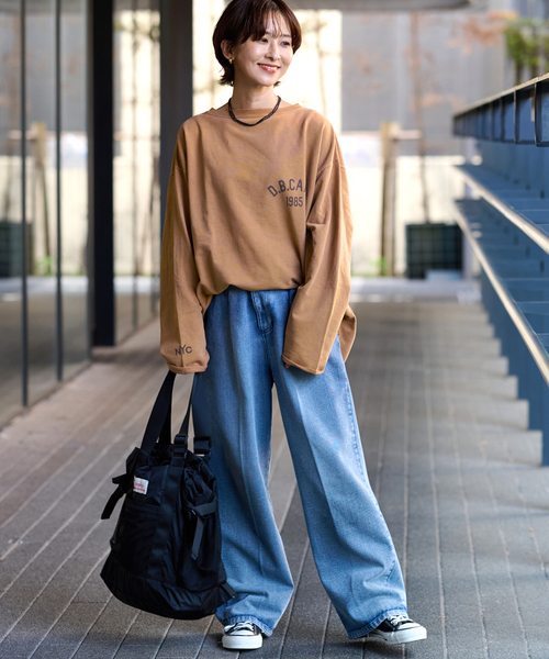 t*h様 holidaycomfortレリュームUSAコットンインレイウラケプル HOLIDAYS COMFORT】USAコットンインレイウラケプルオーバー（T